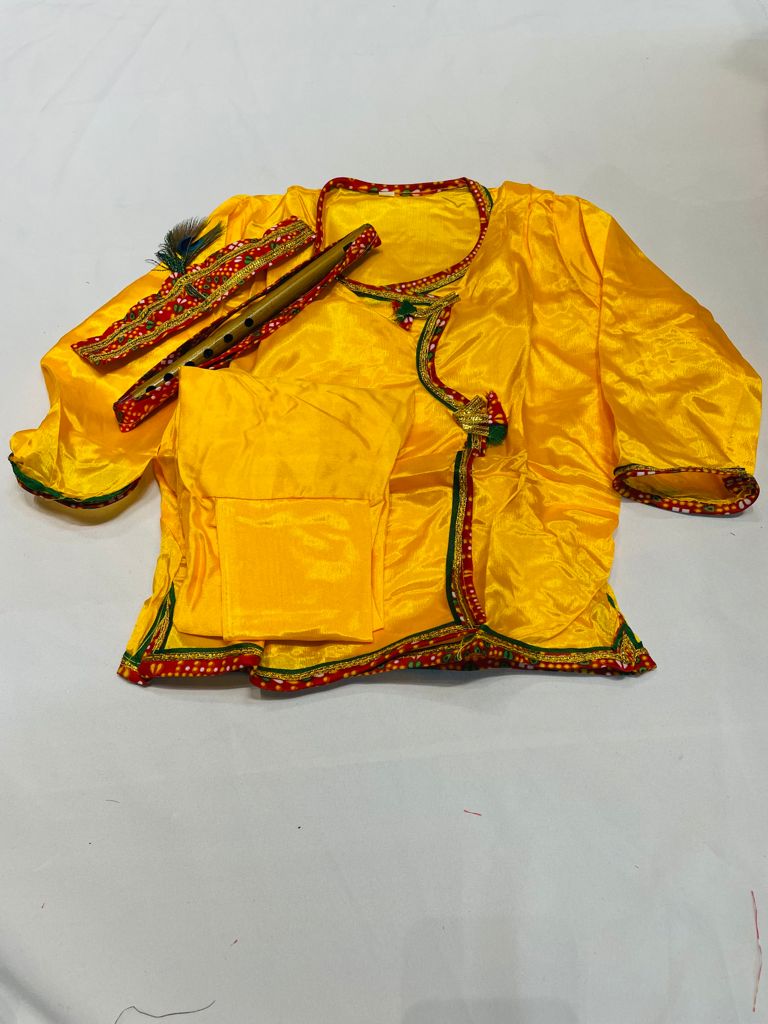 Krishna Costume Kids Yellow