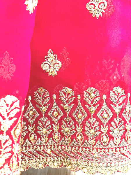 Red and Gold Sari