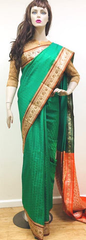 Green Silk Saree