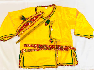 Krishna Costume Kids Yellow